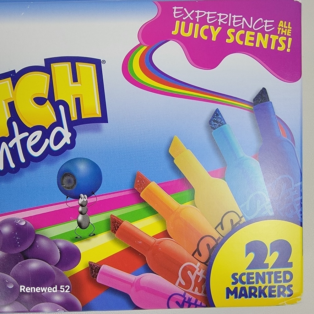 Mr. Sketch 22ct Scented Markers Chisel Tip Assorted Colors 2054594 New - Picture 2 of 11